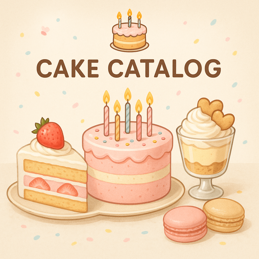 Katalog custom cake Claire's Kitchen