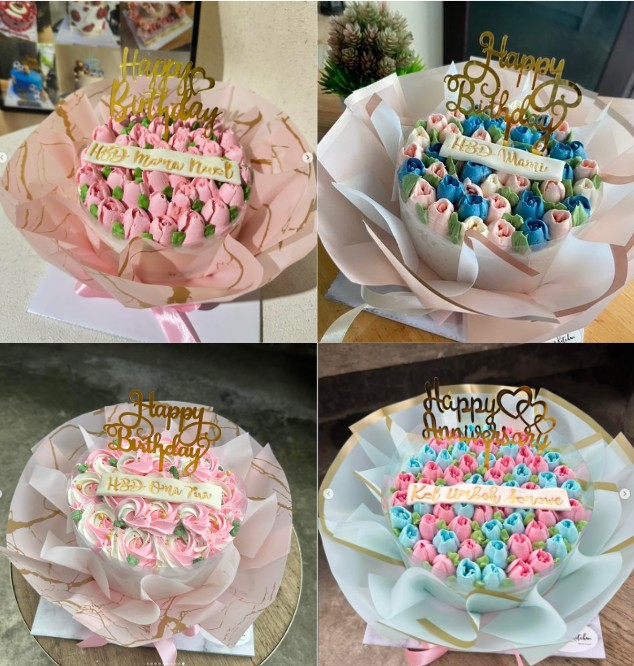 Bouquet Cake