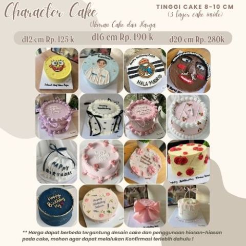 Custom Character Cake